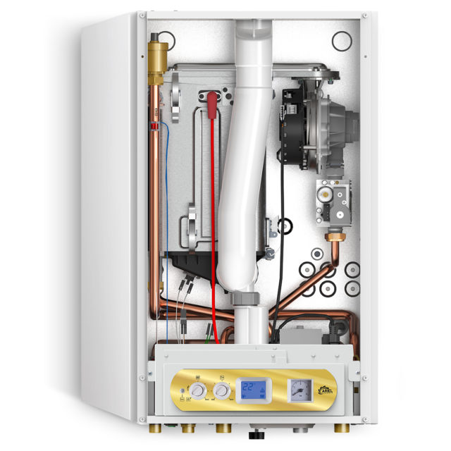 Interno Caldaia Ariel Tecnologia Made in Italy