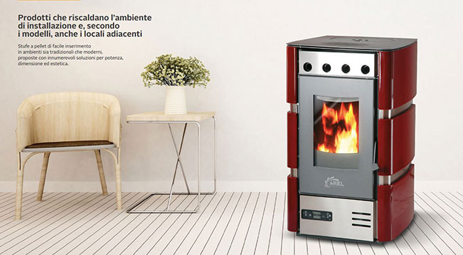Stufa a pellet ad aria